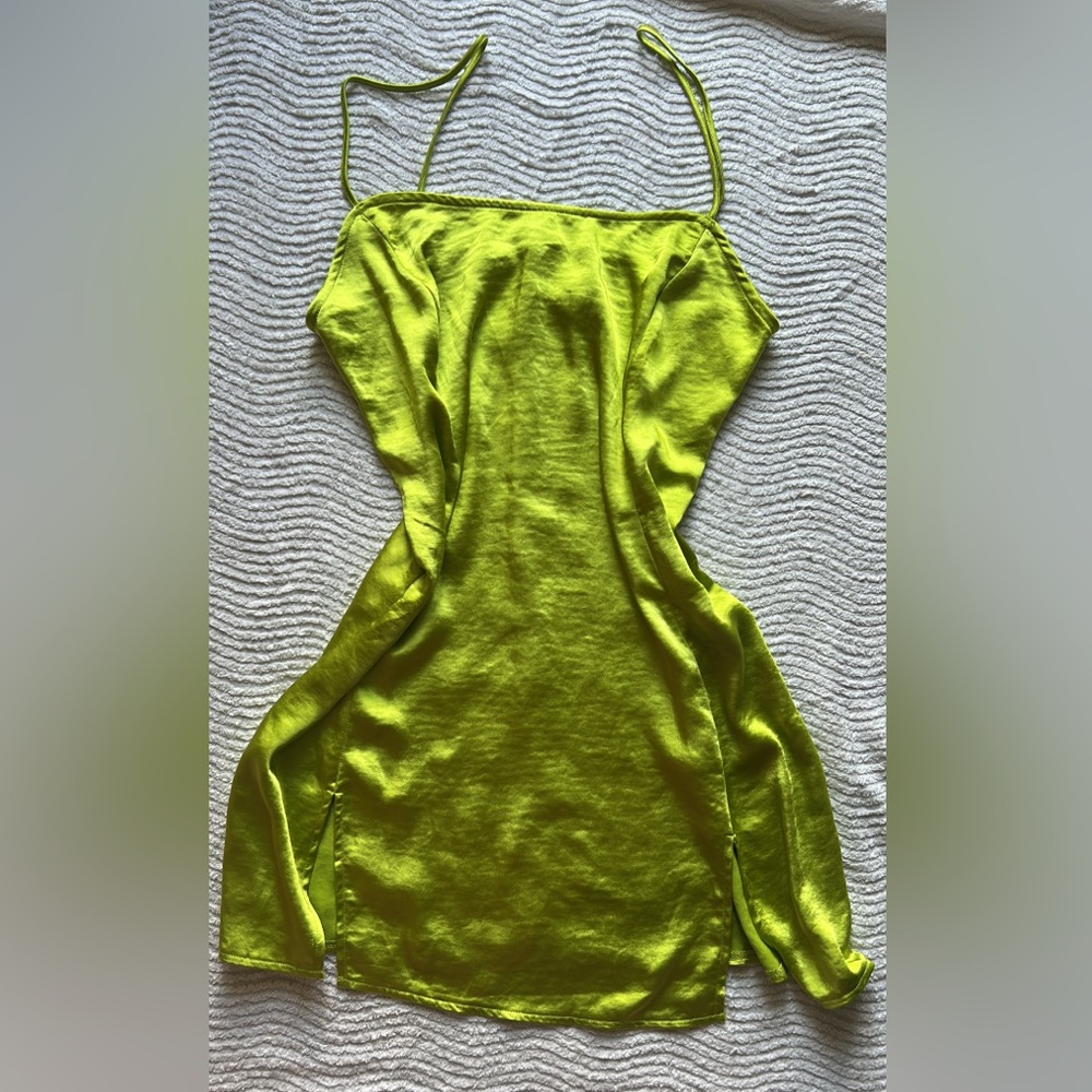 Neon Lime Sleeveless Tank Top